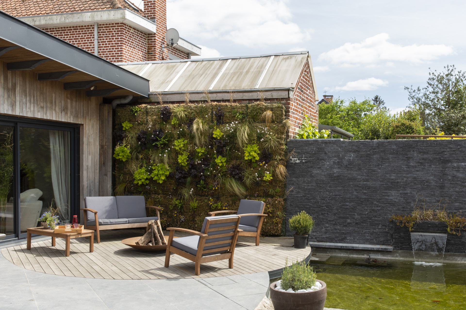 Aménagement de terrasse à Hem